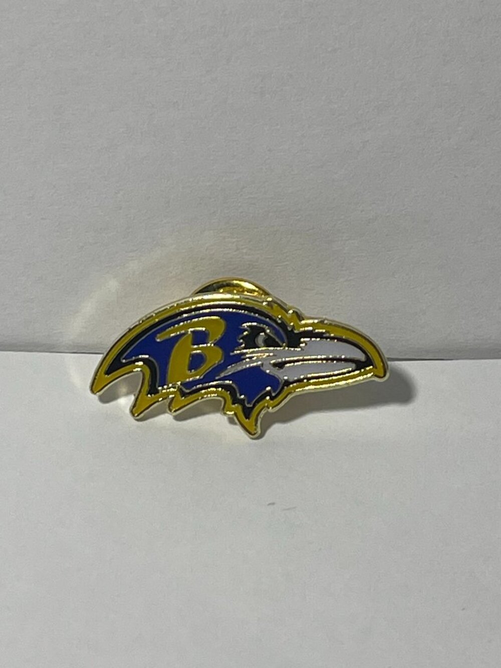 Baltimore Ravens Logo Enamel Pin for Lapel Tie Hat Jacket Bookbag Gift NEW
